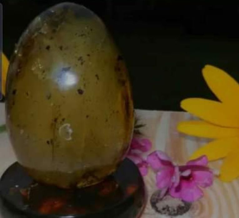 Старинно яйце от Балтийски кехлибар