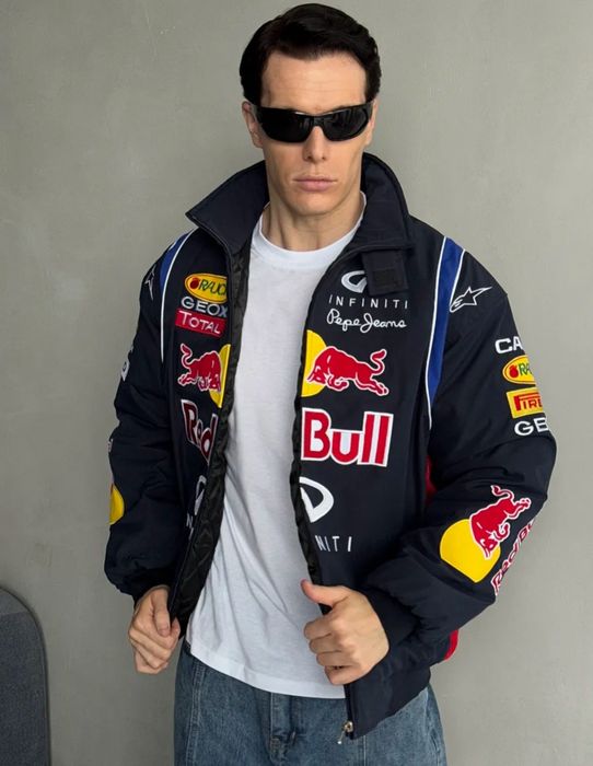 Куртка гоночнаяRed Bull  Тёплая Моточерепаха в Подарок