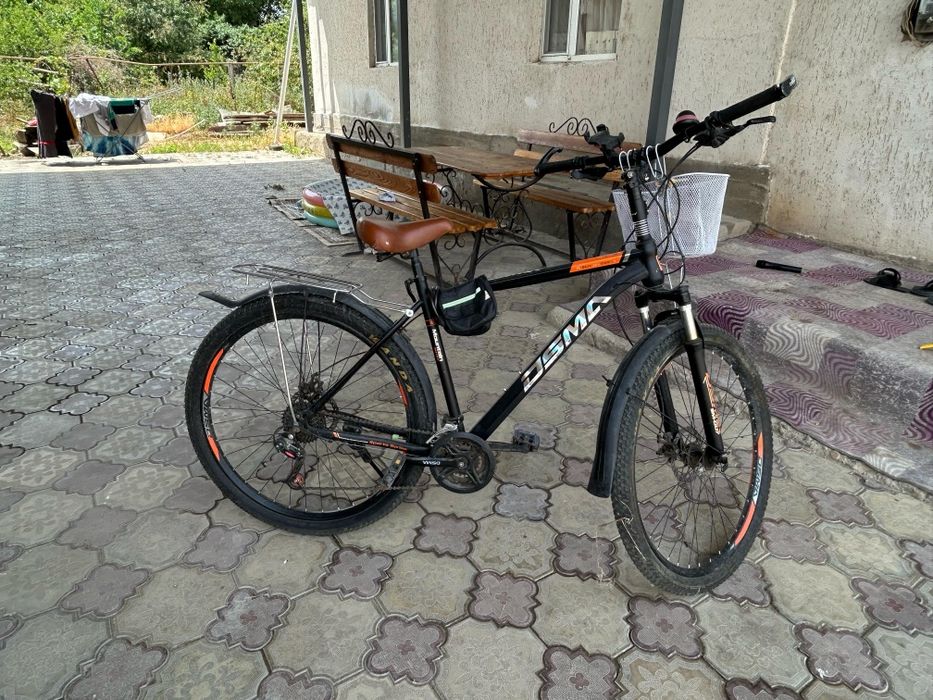 Велосипед чёрный б/у