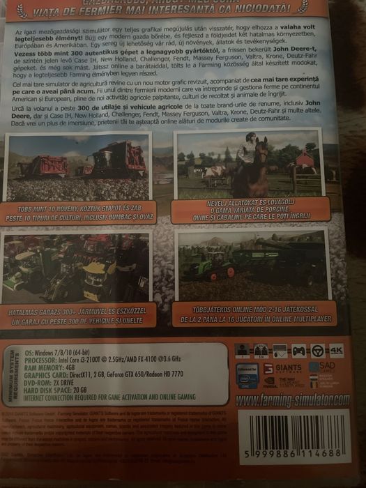 Vand CD Farming Simulator 19