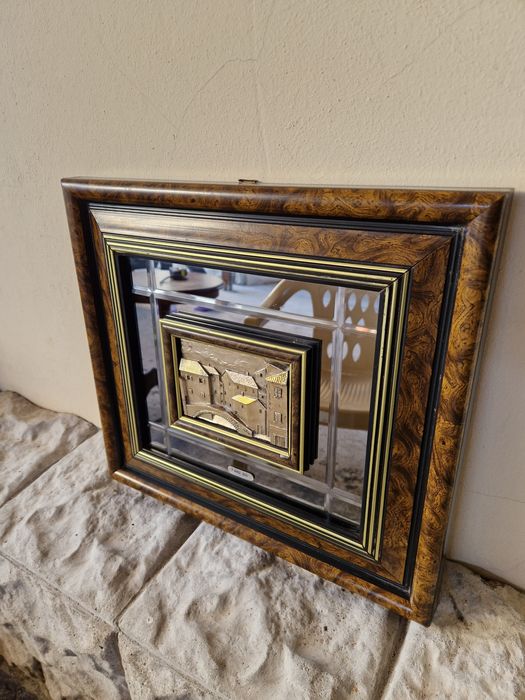 Превъзходна английска италианска сребърна картина