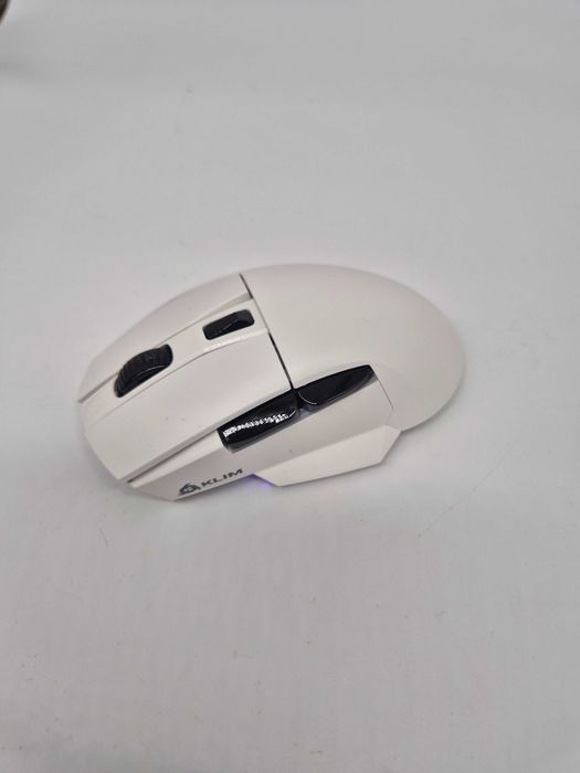 Mouse Gaming Wireless KLIM Blaze X White, 12000 DPI, Dock