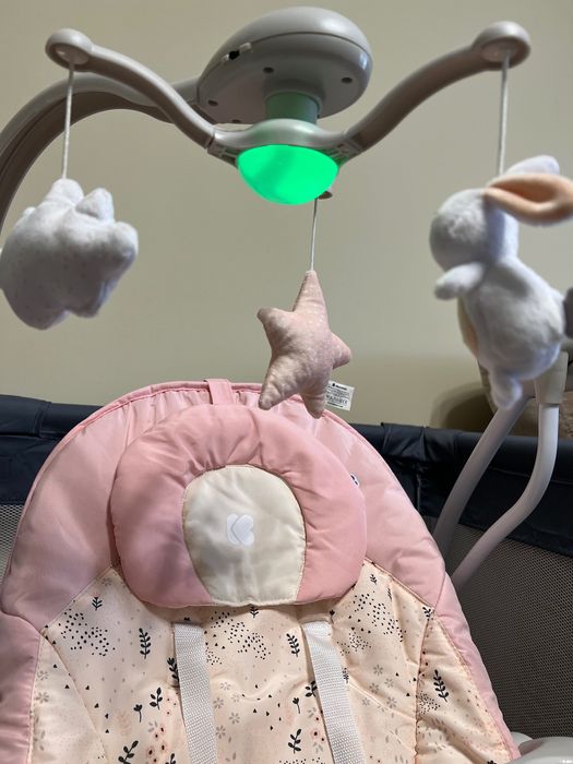 Бебешка люлка  Kikka boo 2 в 1, Mia Stella Pink