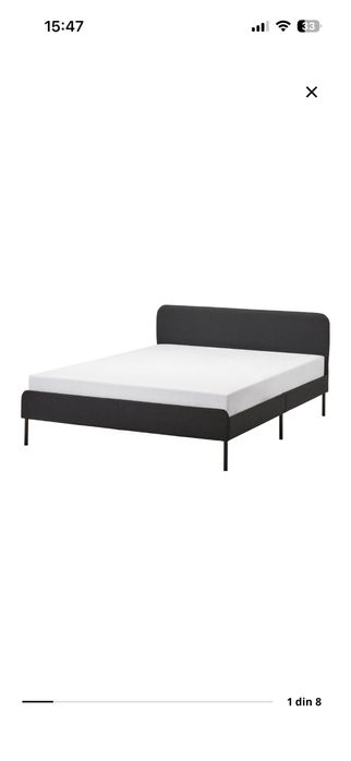 Pat și saltea de la IKEA