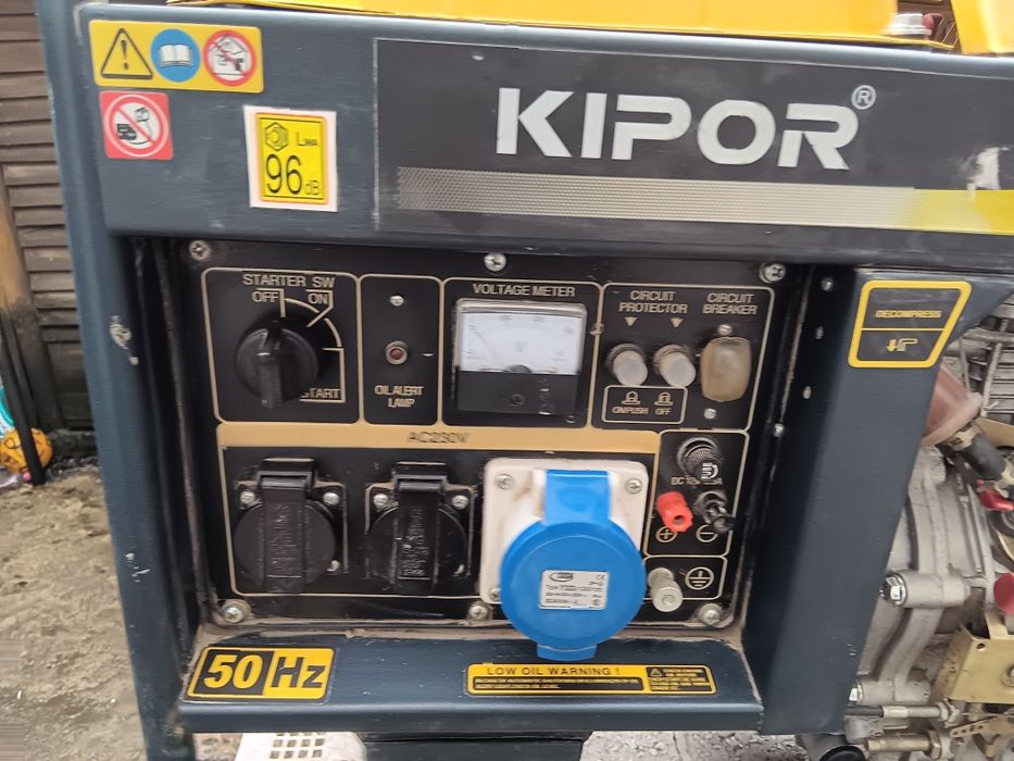 Generator Kipor 6,5kw, diesel