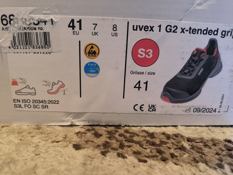 Uvex G2 x-tented grip