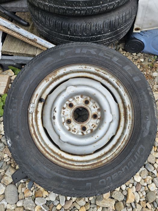 Vand 3 jante R14 de remorca platforma rulota 5x112