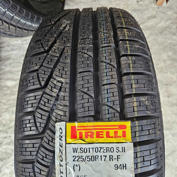1 Нова зимна гума 225/50R17 Pirelli Sottozero winter210 serie II * RunFlat 94H M+S 3PMSF с борд