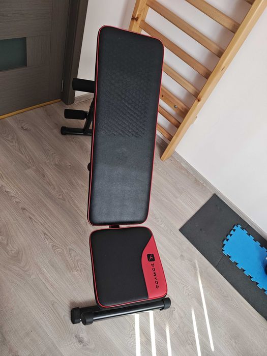 Banca bodybuilding pliabila si inclinabila DOMYOS 500