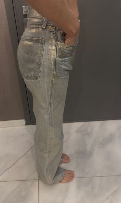 Дънки сребристи ZARA