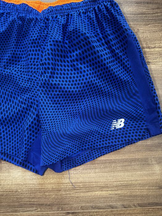 шорти New Balance Men's Blue and Orange Athletic Shorts