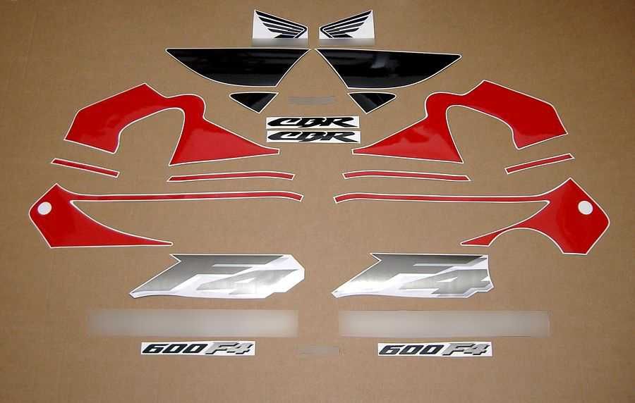 Стикери Honda CBR 600 F4 1999г.-2006г. лепенки хонда цбр 600ф ф4 600f