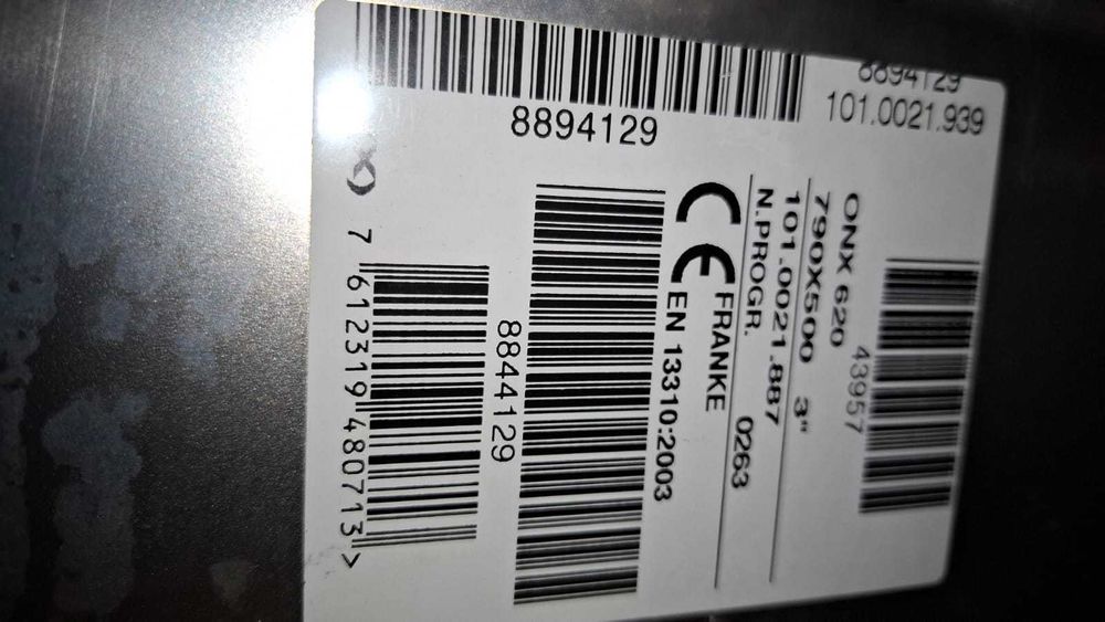 Chiuveta inox Franke doua cuve de vanzare