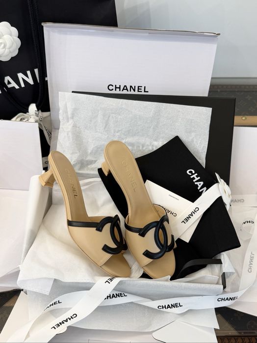 Papuci Chanel | Premium