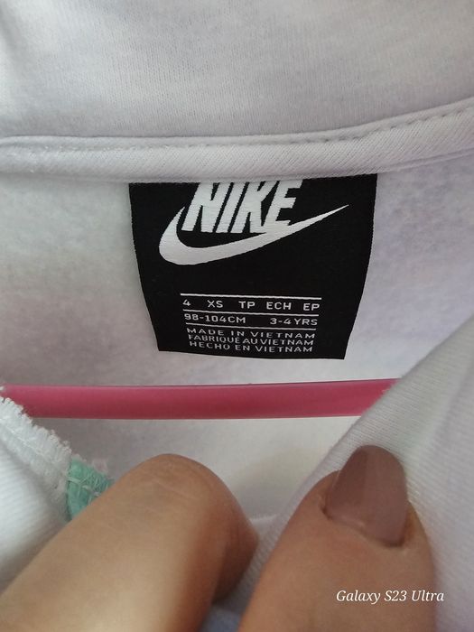 Детски памучен суичър Guess Nike