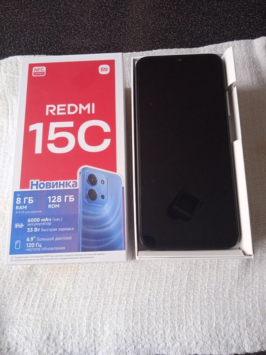 Срочно продам Редми 15 С. памятью 128 гб