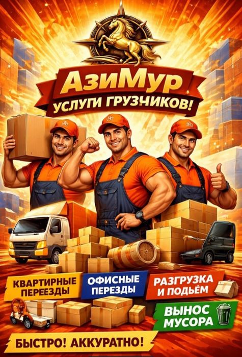 Грузчики Алматы 24/ 7