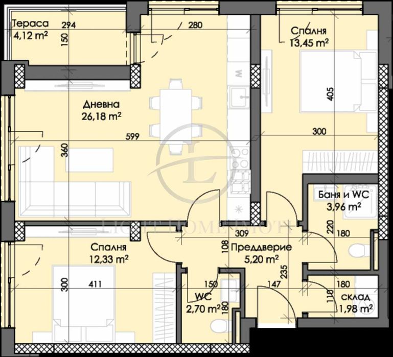 Продава се Тристаен апартамент в Пловдив, Тракия - 100 кв.м за 545 €/кв.м - Снимка #3