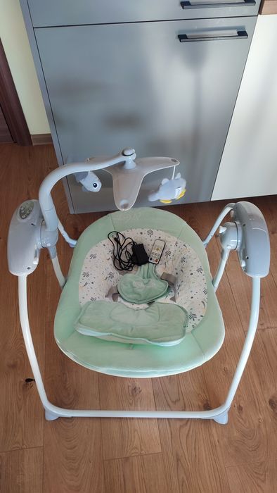 Електрическа бебешка люлка Chipolino Hug/ Гуш Гуш, Мента