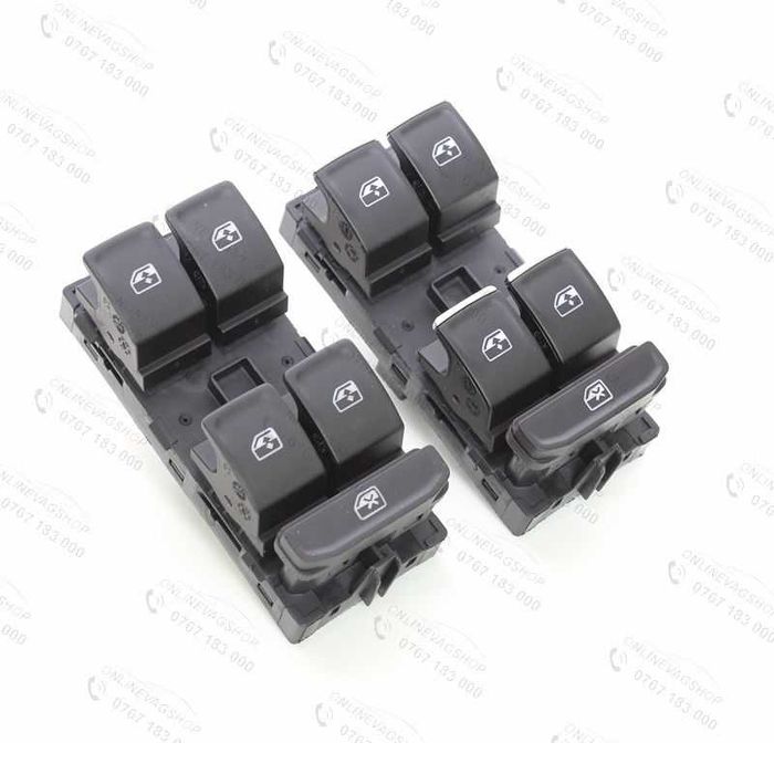 Butoane geamuri electrice crom Volkswagen Passat B8, Golf 7