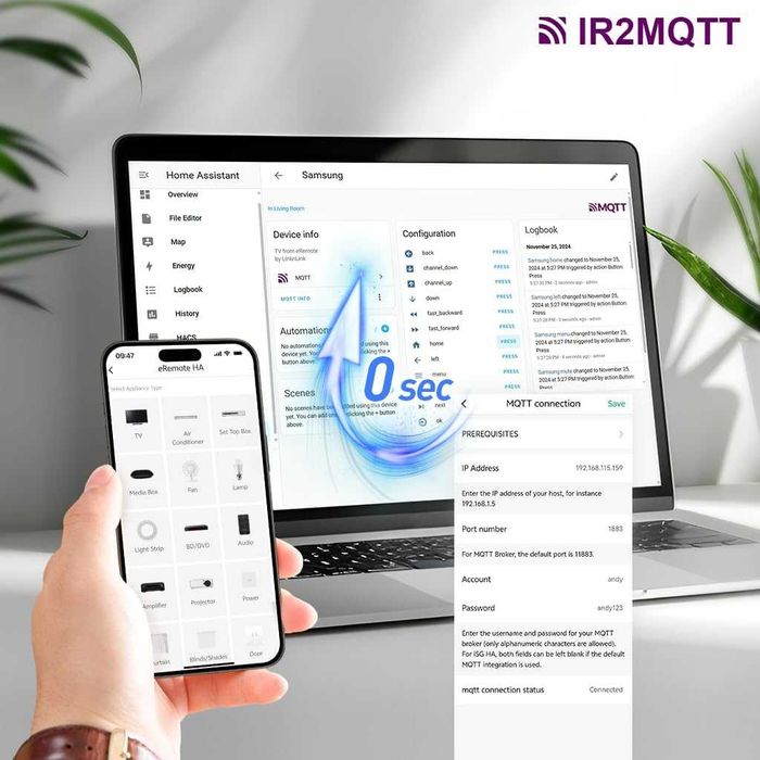 eRemote Hub Smart Wi-Fi IR универсално дистанционно управление