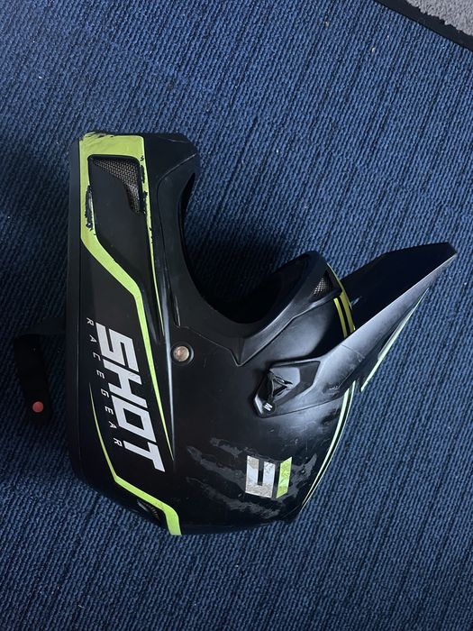 Casca Shot Rogue United Helmet Black Neon Yellow Matt