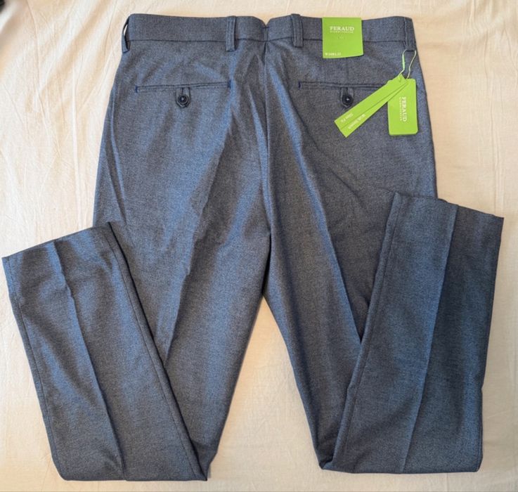 Pantaloni eleganți Gianni Feraud Slim Fit, Noi cu etichetă (Mărimea W34/L32)