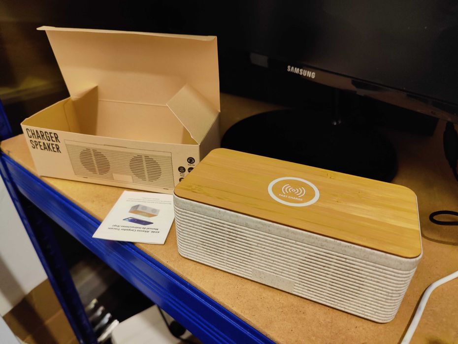 boxa cu wireless fast charge Wheat Straw