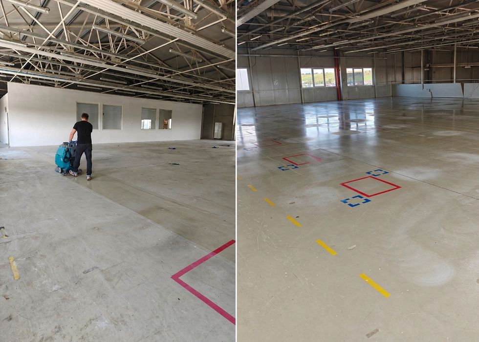 Curățenie industrială – spatii comerciale, hale, parcări, decapări profesionale