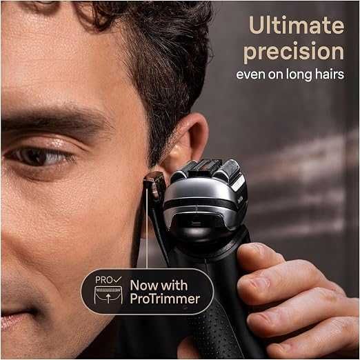 Електрическа самобръсначка Braun Series 9 PRO+ 9510s, стойка за зареждане, Wet&Dry, водоустойчива