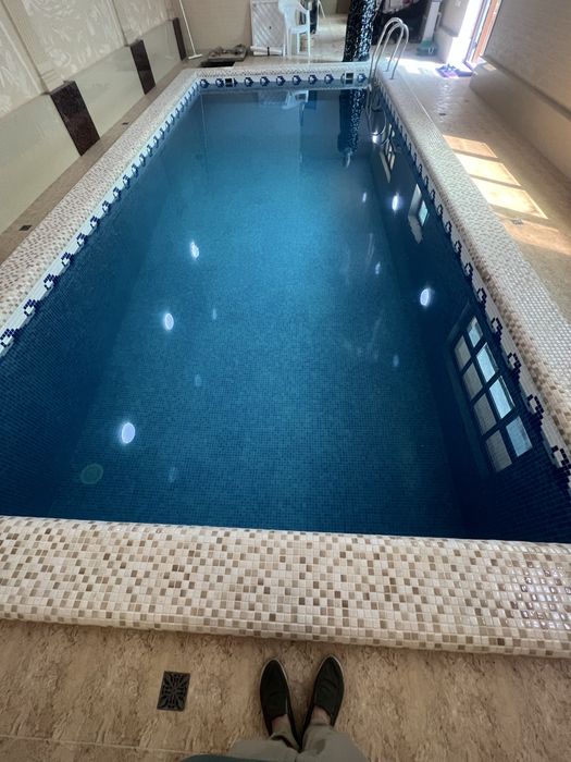 Мойка бассейнов и реставрация замена песка