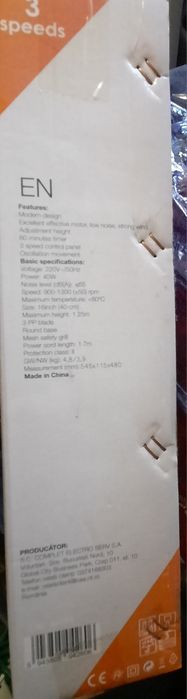 Ventilator cu picior,Vortex