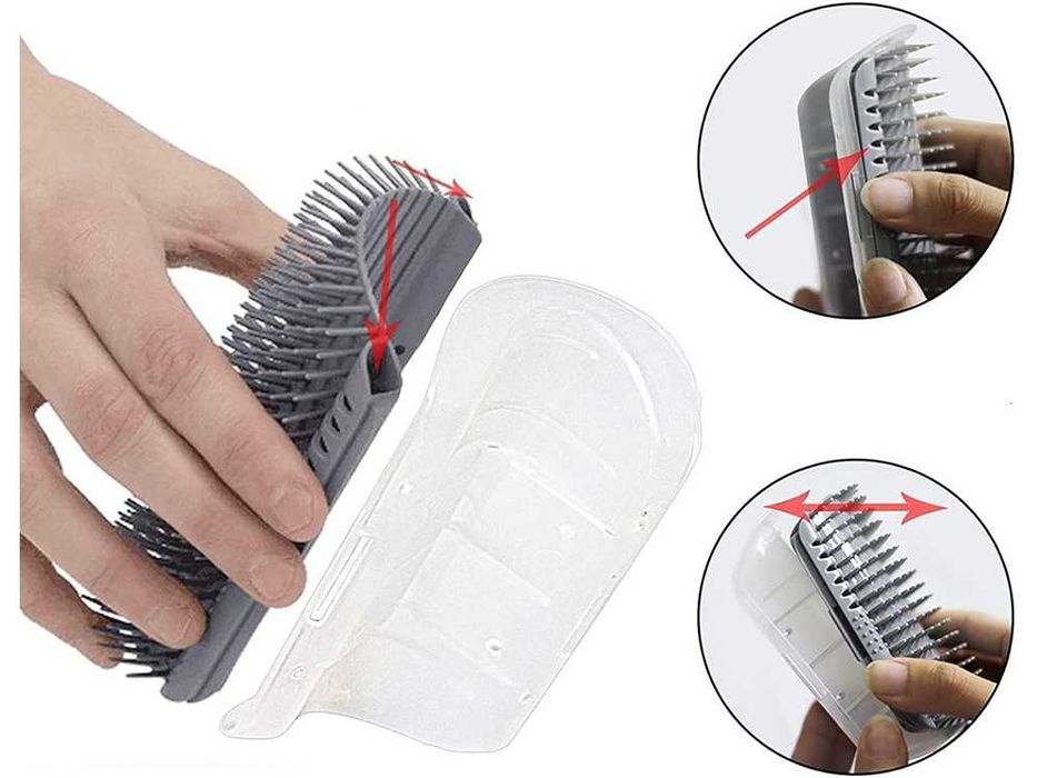 Четка 2в1 чесалка и гребен за котка