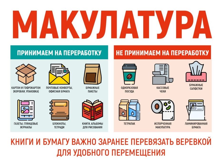 Прием макулатуры ДОРОГО