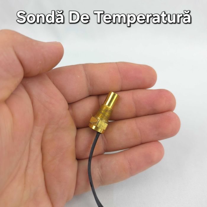 Bord Digital Universal–Indicator Temperatură Apă Motor+Presiune Ulei+Tensiune Acumulator–Tractor–Utilaje Agricole–Voltmetru–Termometru–Manometru–T17