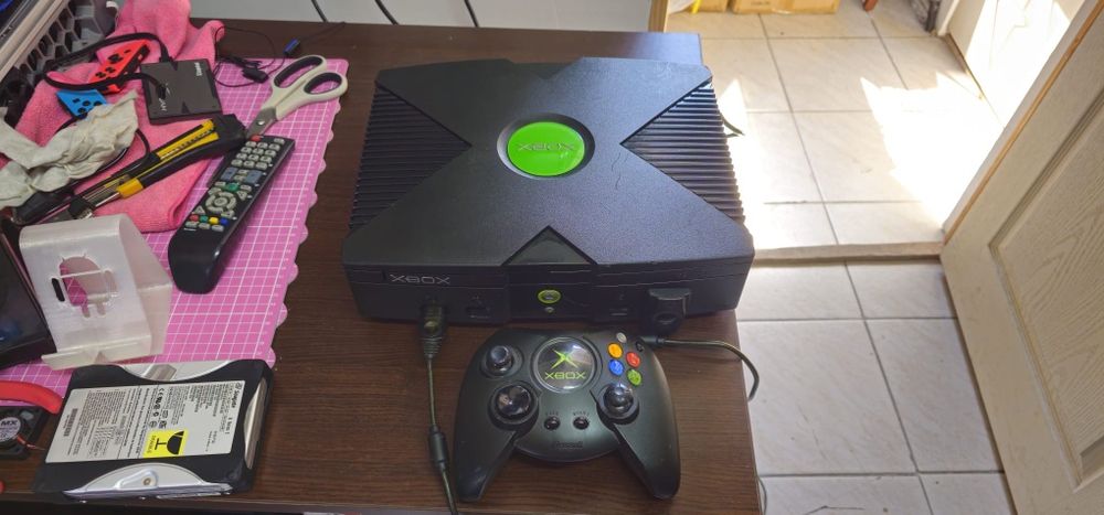 Consolă Xbox Clasic (Prima Generație) HDD 500GB  Restaurată Complet / RECAP