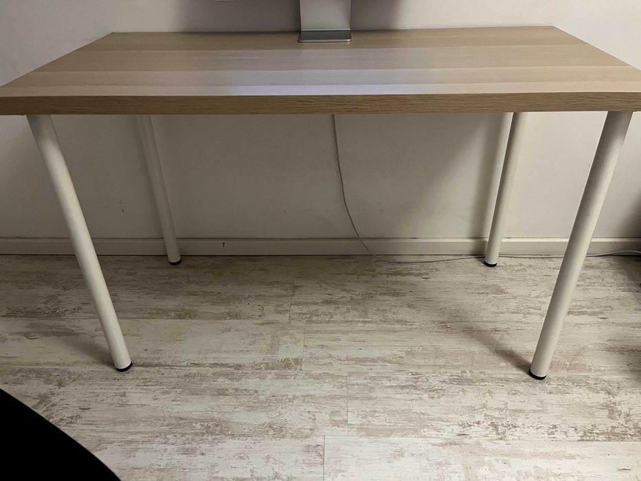 masa birou LAGKAPTEN Birou, aspect stejar antichizat/alb, 120x60 cm