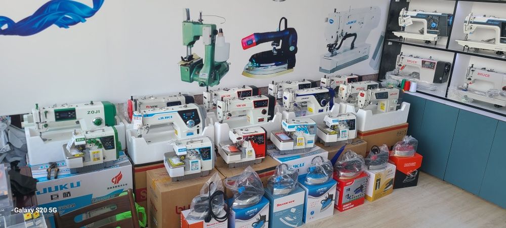 Barcha turdagi tikuv mashinalar bor