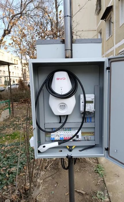 Установка зарядное устройство для Электромобилей
