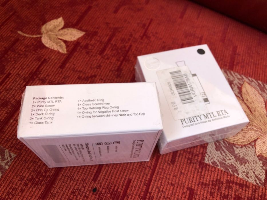 Atomizor PURITY MTL RTA - Ambition Mods - negru - sigilat