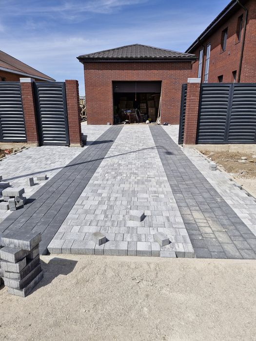 Укладка брусчатка