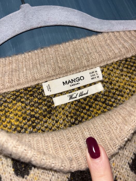 Pulover mango lana
