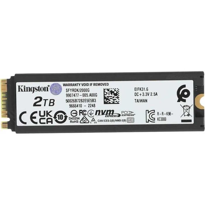 Kingston 2 ТБ Внутренний SSD-диск SFYRDK/2000G (SFYRDK/2000G )