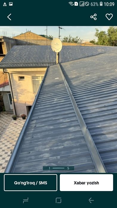 Том ёпиш ва эски томларни римонт килиш ишларини киламиз