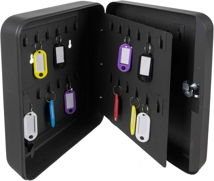 Caseta de siguranta metalica ptr. chei 48 posturi include 48 brelocuri