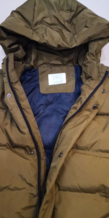 Детска зимна парка "Zara" с естествен пух