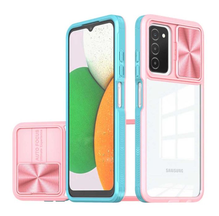 Husa transparenta cu protectie metalică Samsung Galaxy A53 / S20 FE 5G