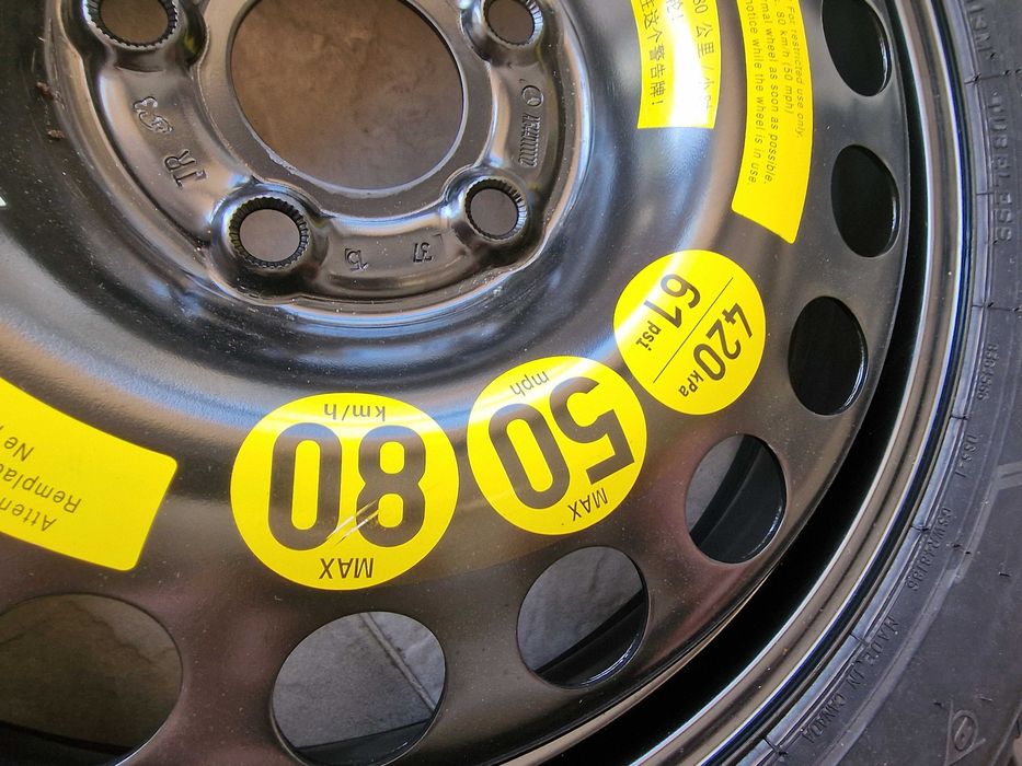 Нова резервна гума (патерица) Dunlop 17 цола – BMW, Audi, Mercedes, VW