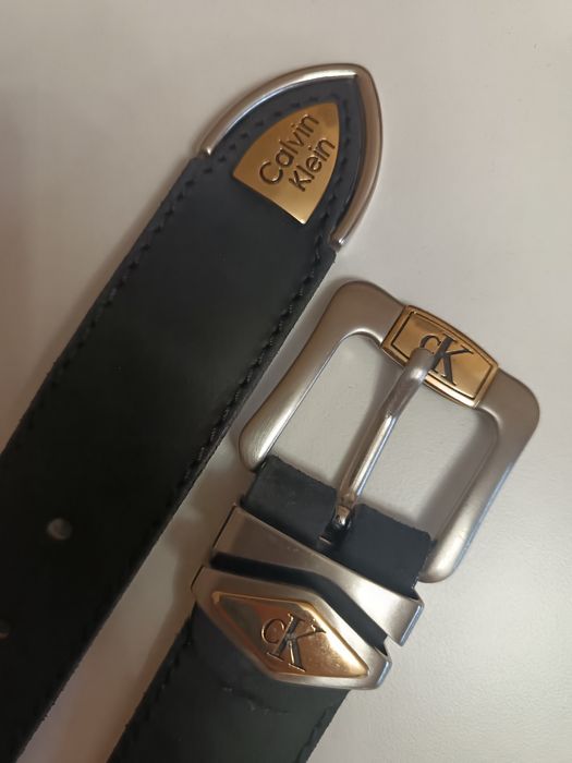 Черен колан на Calvin Klein  размер 110