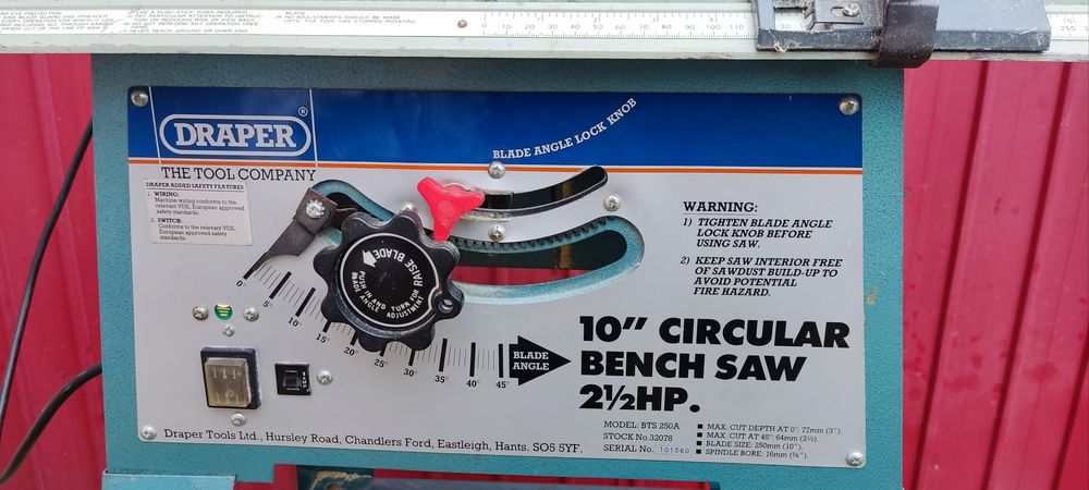 Circular cu masa de aluminiu